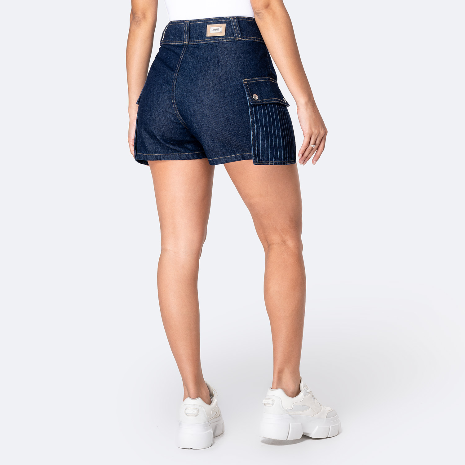 MINI SHORT DENIM MUJER PIONIER YINNA - 2