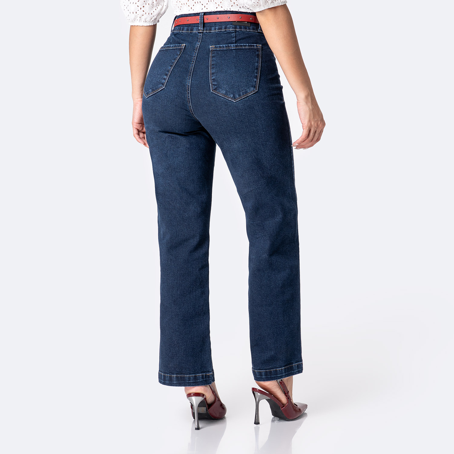 PANTALÓN JEAN DENIM STRETCH MUJER PIONIER ELINAH - 2