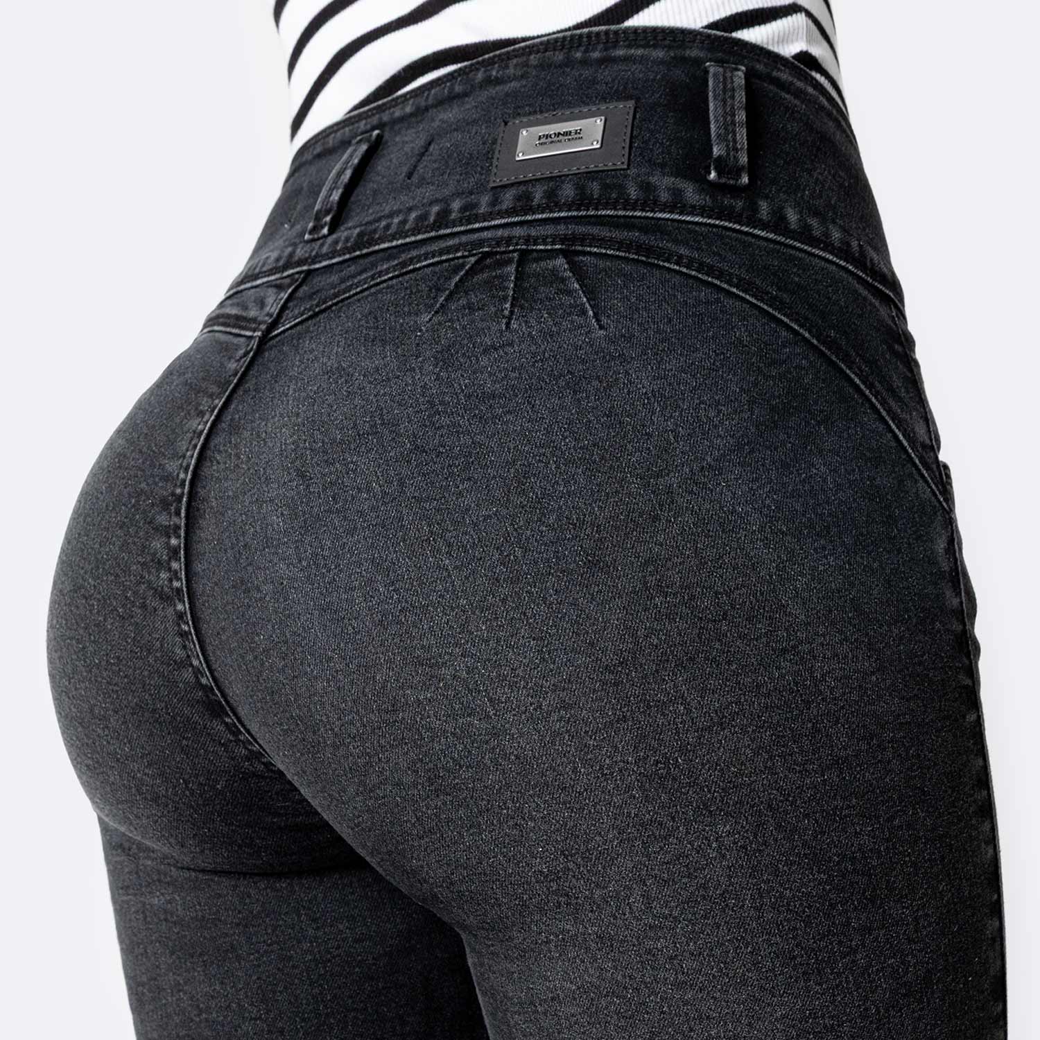 PANTALÓN JEAN DENIM STRETCH MUJER PIONIER EMNA - 4