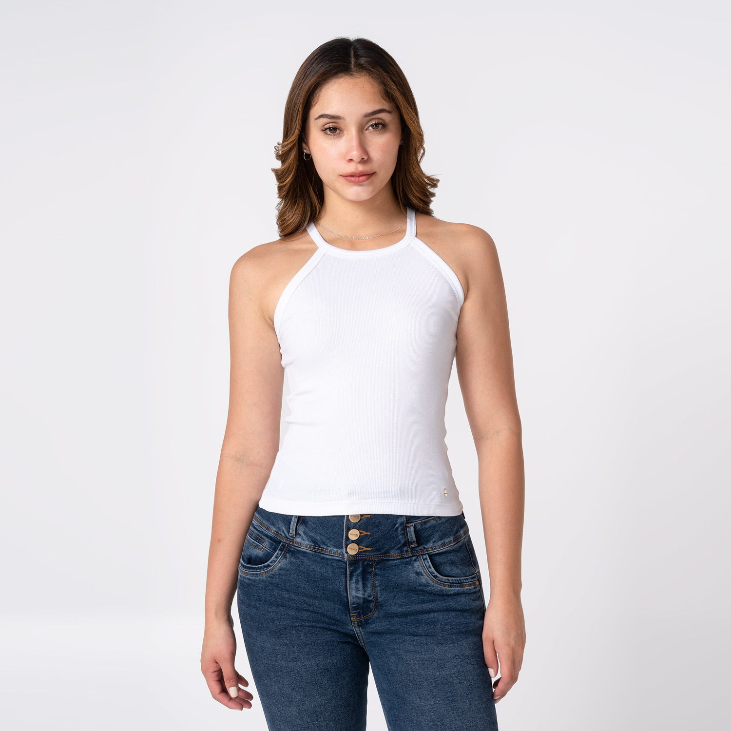 TOP RIB LYCRADO MUJER PIONIER YAXHA - 1