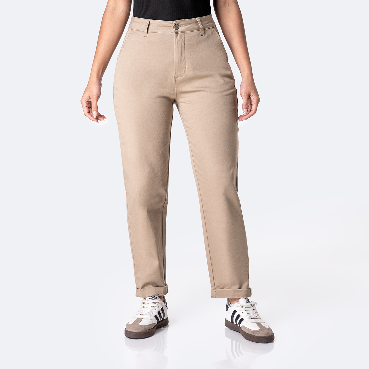 PANTALÓN DRILL STRETCH MUJER PIONIER YANELIH - 1