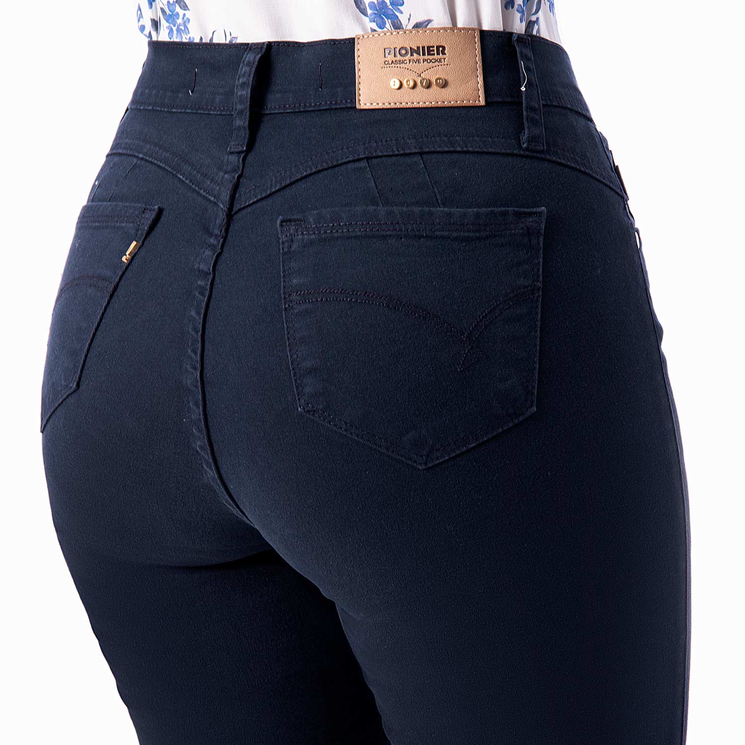 PANTALÓN RECTO DRILL STRETCH MUJER PIONIER DIANA - 5