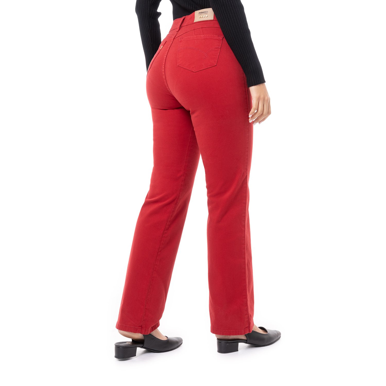 PANTALÓN RECTO DRILL STRETCH MUJER PIONIER DIANA - 3