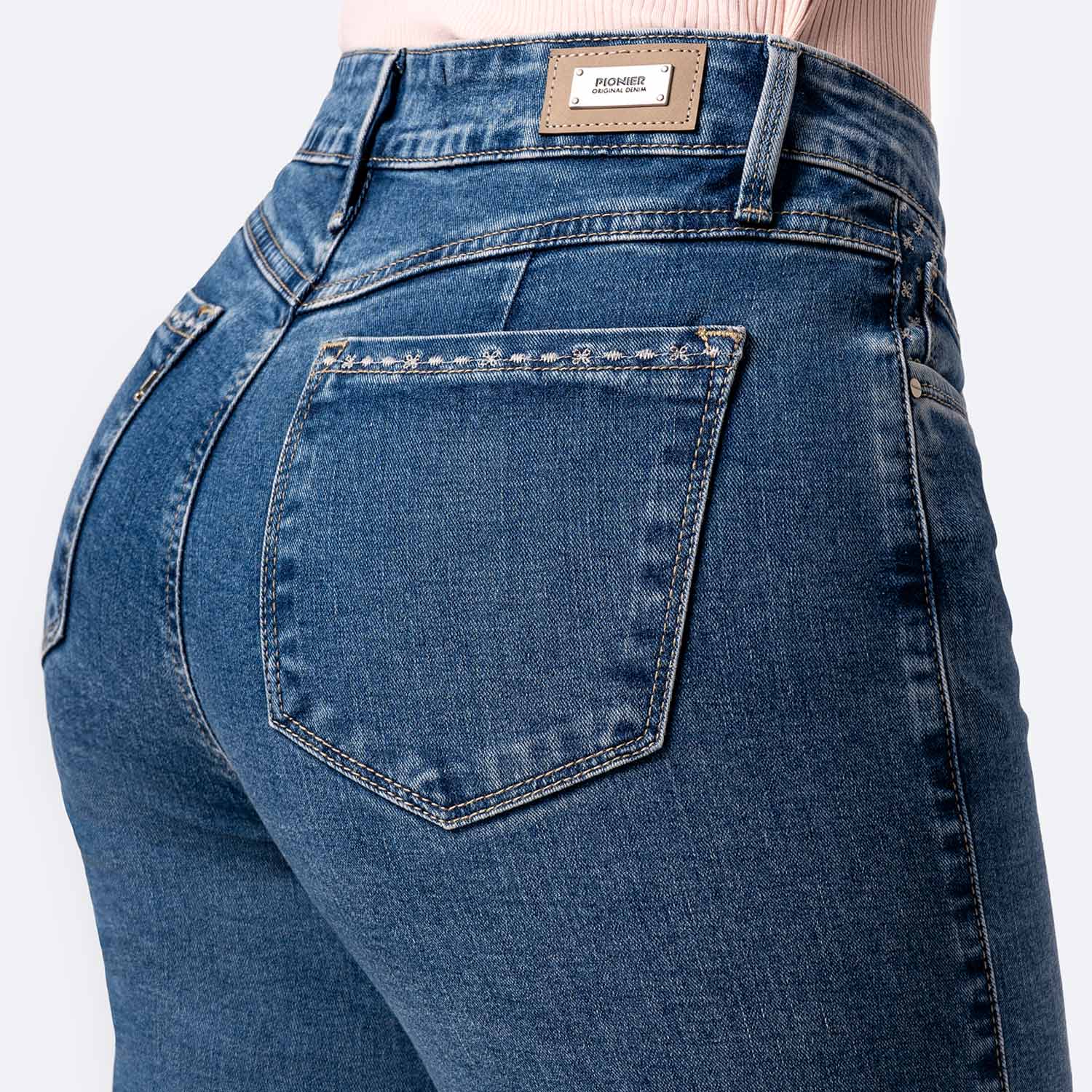 PANTALÓN JEAN DENIM STRETCH MUJER PIONIER ANHELA - 4
