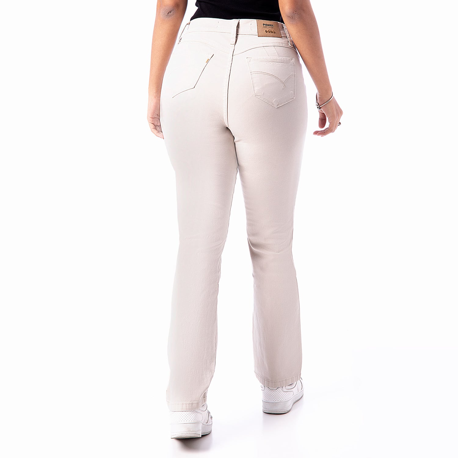 PANTALÓN RECTO DRILL STRETCH MUJER PIONIER DIANA - 3