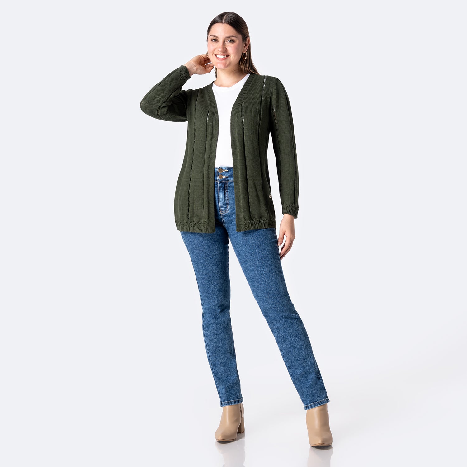 CHOMPA HILOS MUJER PIONIER GRISOLIA - 4