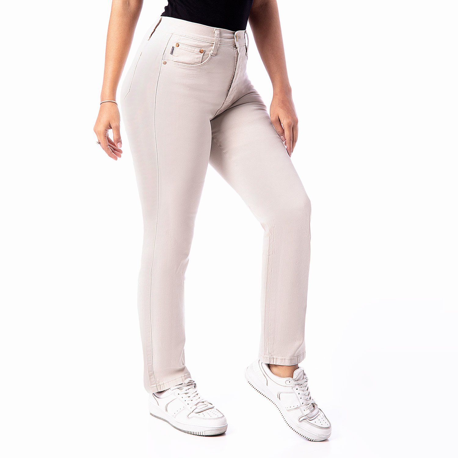 PANTALÓN RECTO DRILL STRETCH MUJER PIONIER DIANA - 2