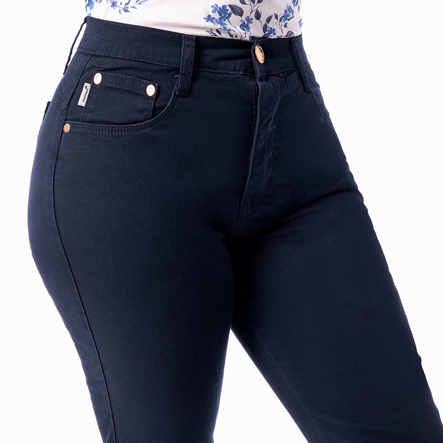 PANTALÓN RECTO DRILL STRETCH MUJER PIONIER DIANA - 4
