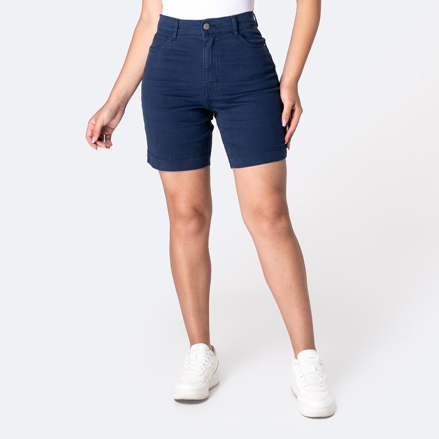 SHORT BERMUDA DRILL STRETCH MUJER PIONIER FRANCILA - 1
