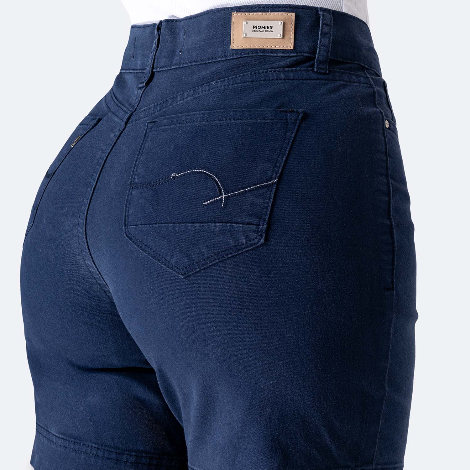 SHORT BERMUDA DRILL STRETCH MUJER PIONIER FRANCILA - 4