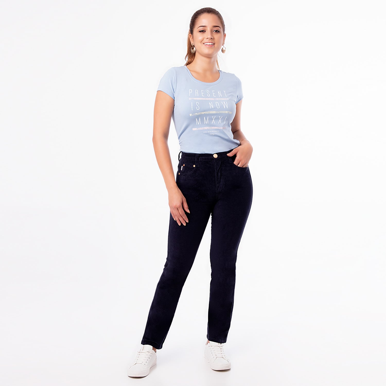 PANTALÓN CORDUROY CORDUROY STRETCH MUJER PIONIER DIANA - 1