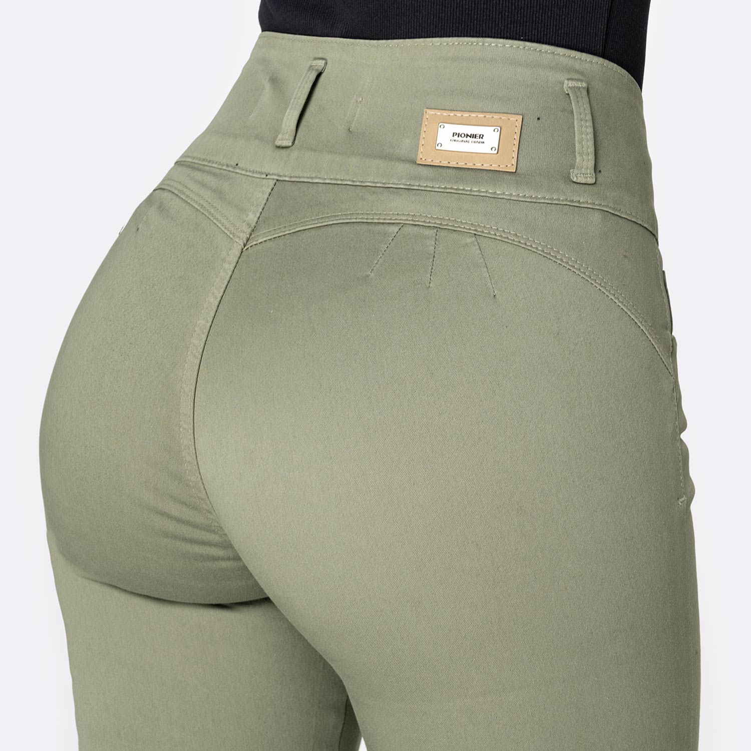 PANTALÓN SEMIPITILLO DRILL STRETCH MUJER PIONIER KATICA - 4