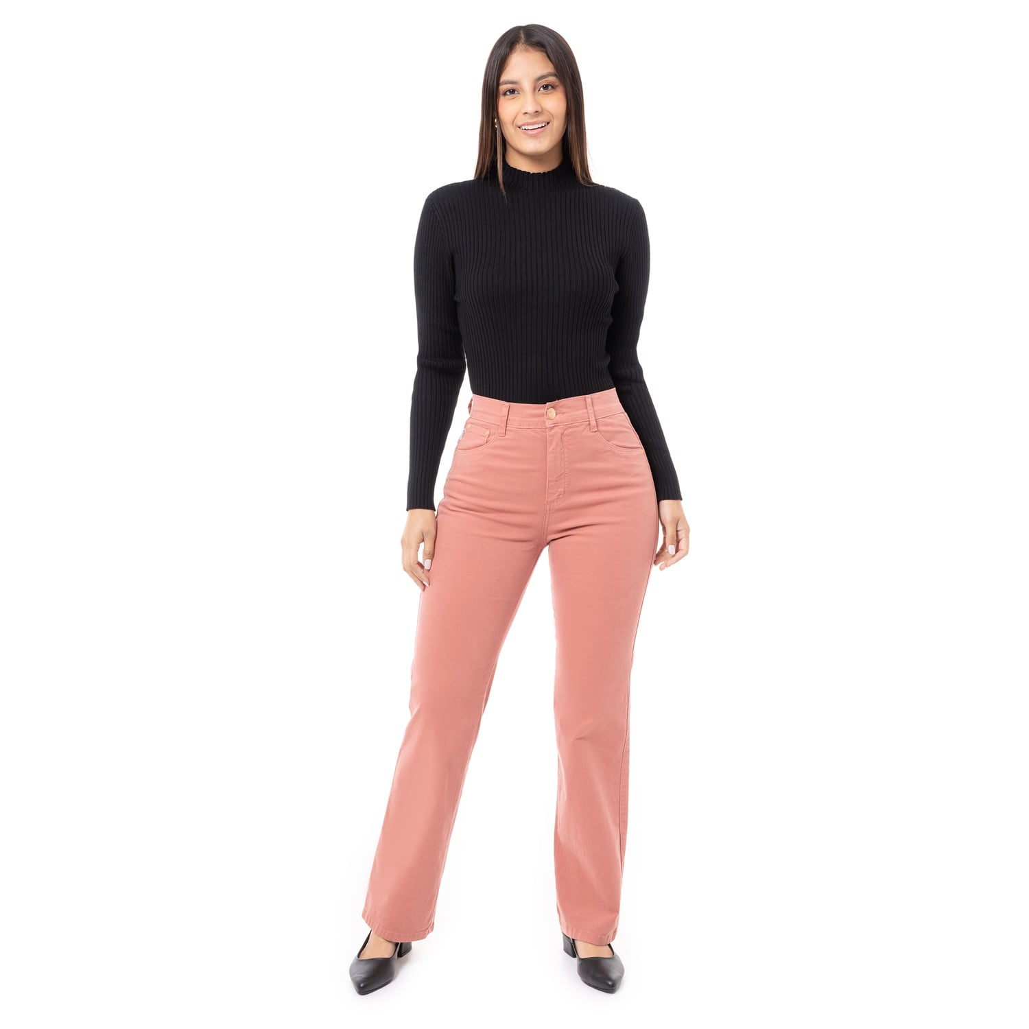 PANTALÓN RECTO DRILL STRETCH MUJER PIONIER DIANA - 1