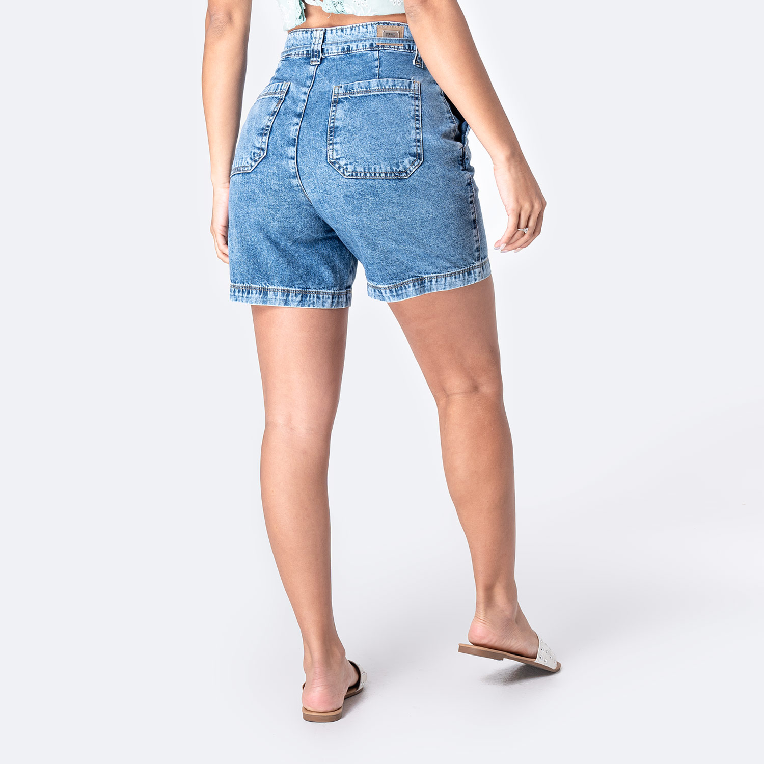 SHORT DENIM MUJER PIONIER FRATI - 2