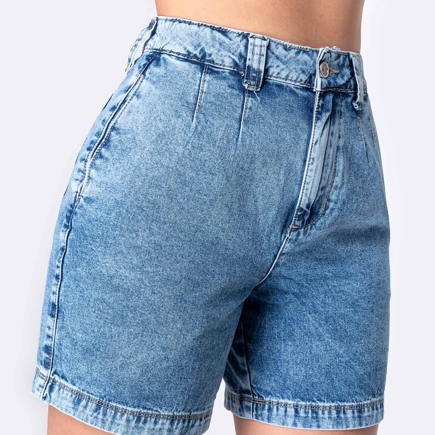 SHORT DENIM MUJER PIONIER FRATI - 3