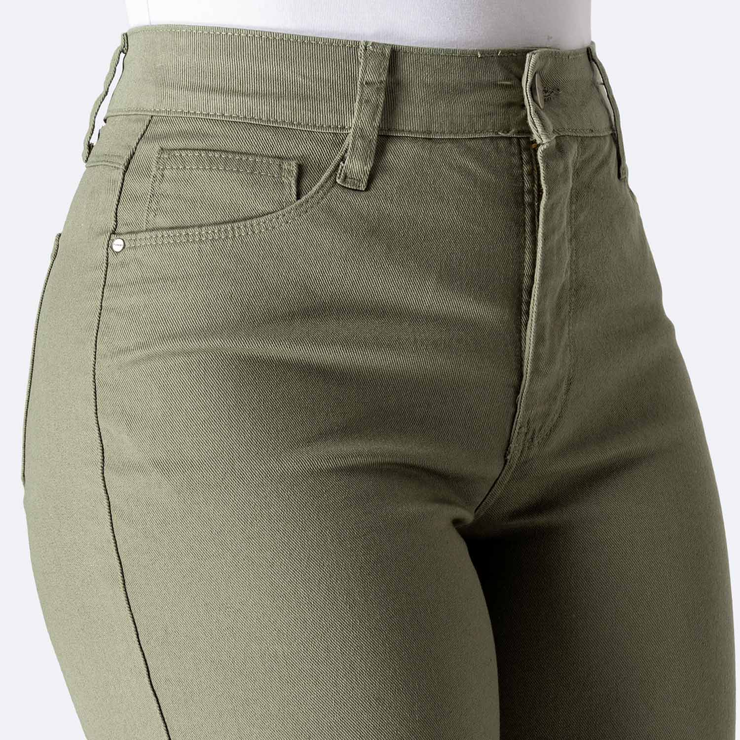 PANTALÓN DRILL STRETCH MUJER PIONIER HAISHE - 3