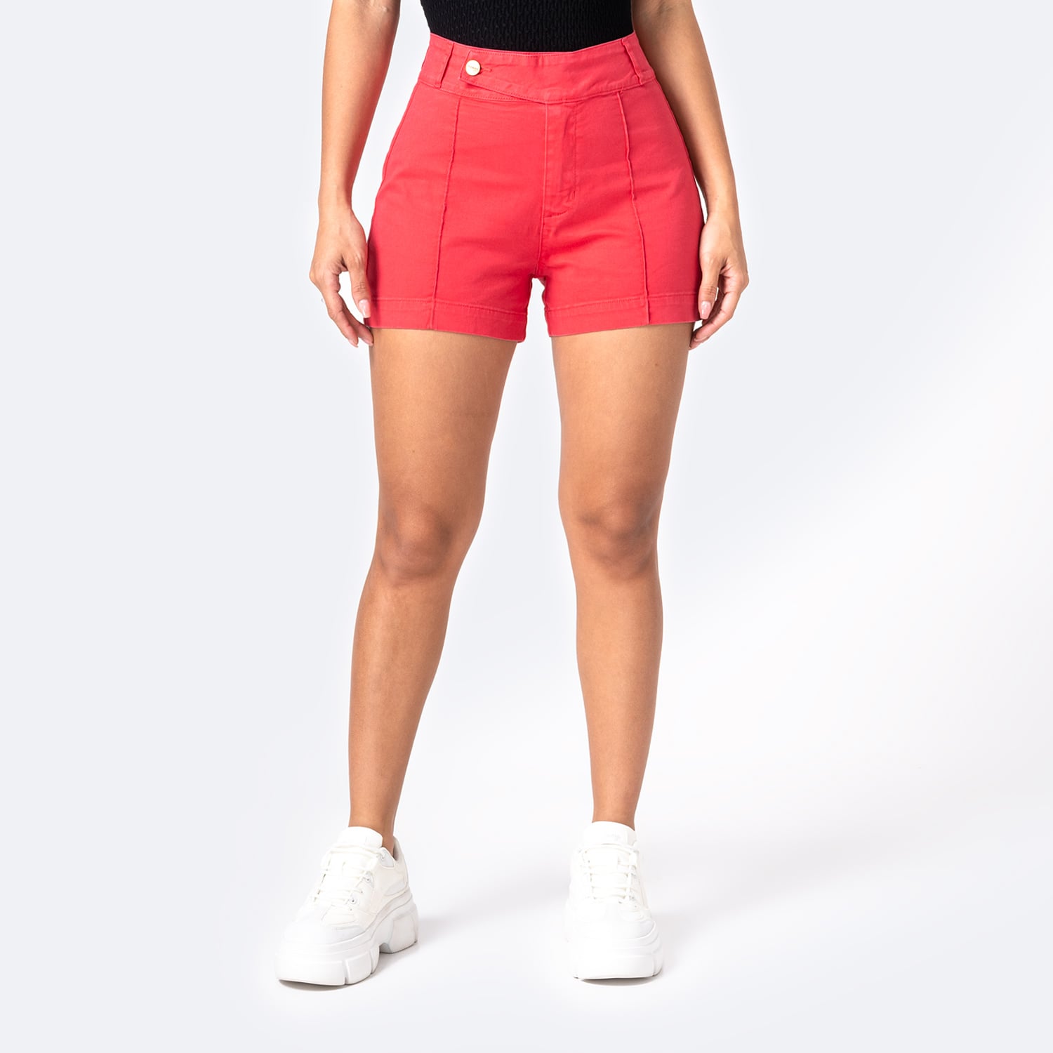 SHORT DRILL STRETCH MUJER PIONIER KIMM - 1