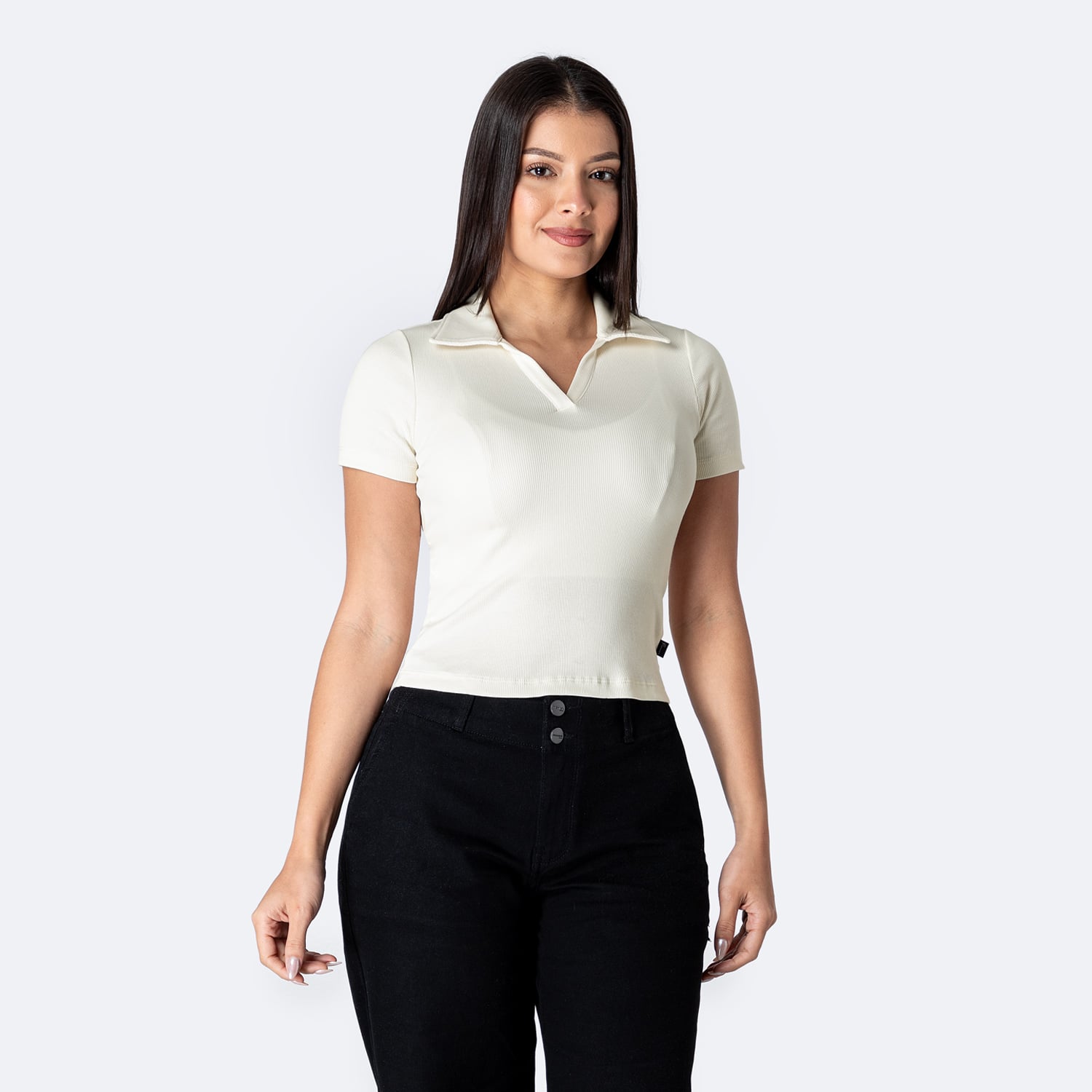 POLO RIB LYCRADO MUJER PIONIER LYRIC - 1