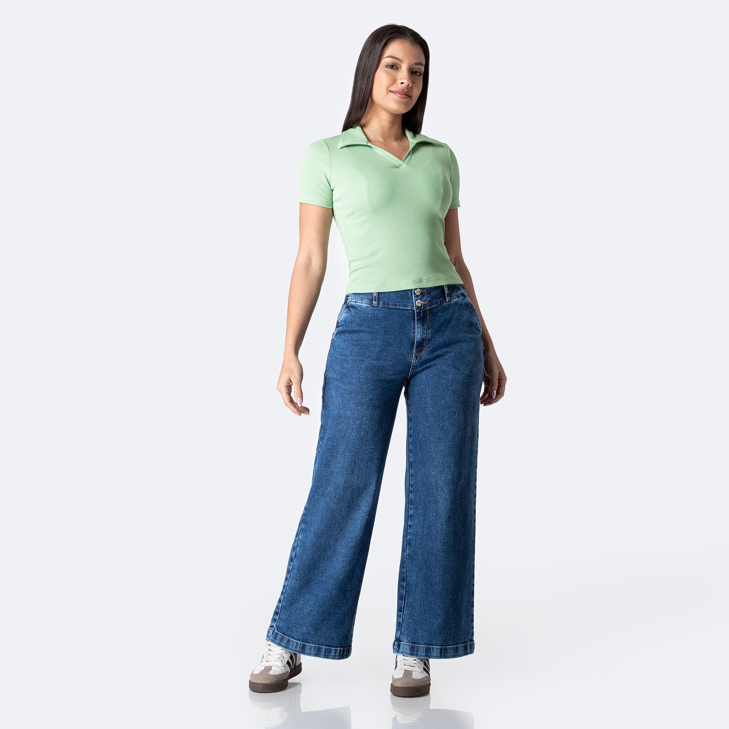 POLO RIB LYCRADO MUJER PIONIER LYRIC - 3