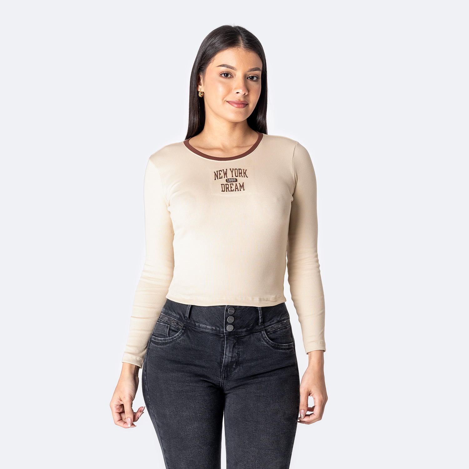POLO RIB LYCRADO MUJER PIONIER NOELIT - 1