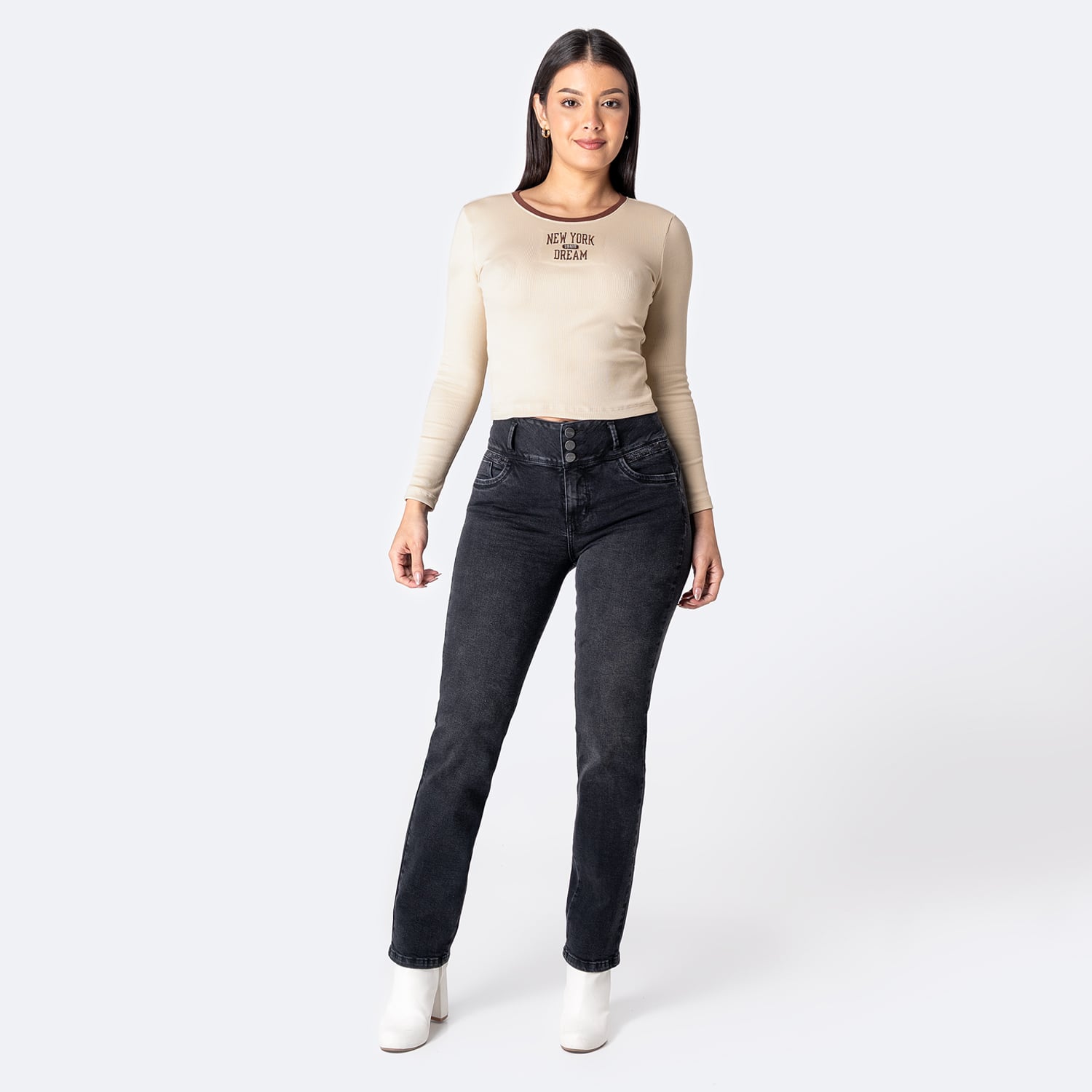 POLO RIB LYCRADO MUJER PIONIER NOELIT - 3
