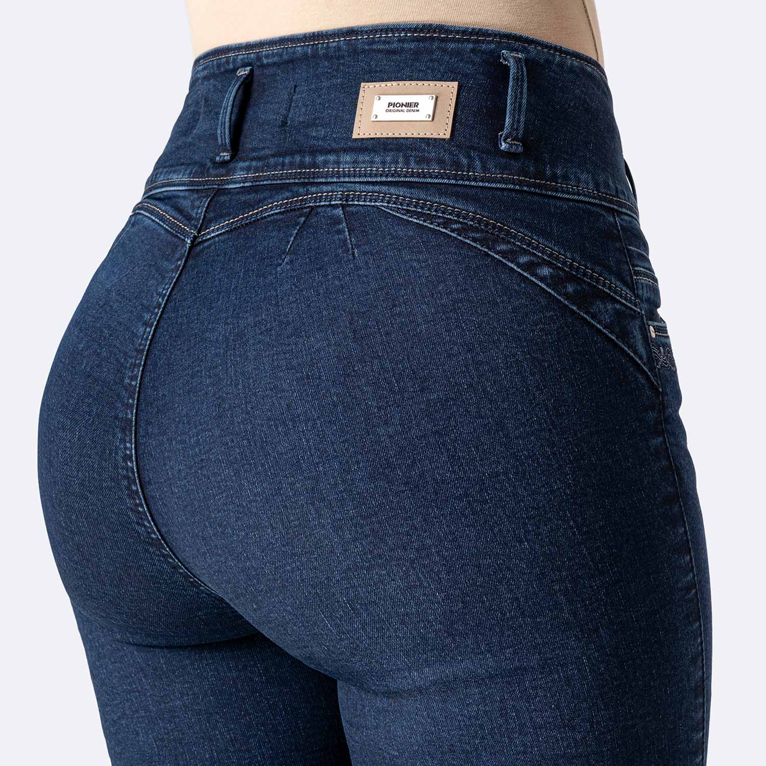PANTALÓN JEAN PITILLO DENIM STRETCH MUJER PIONIER KORAH - 4