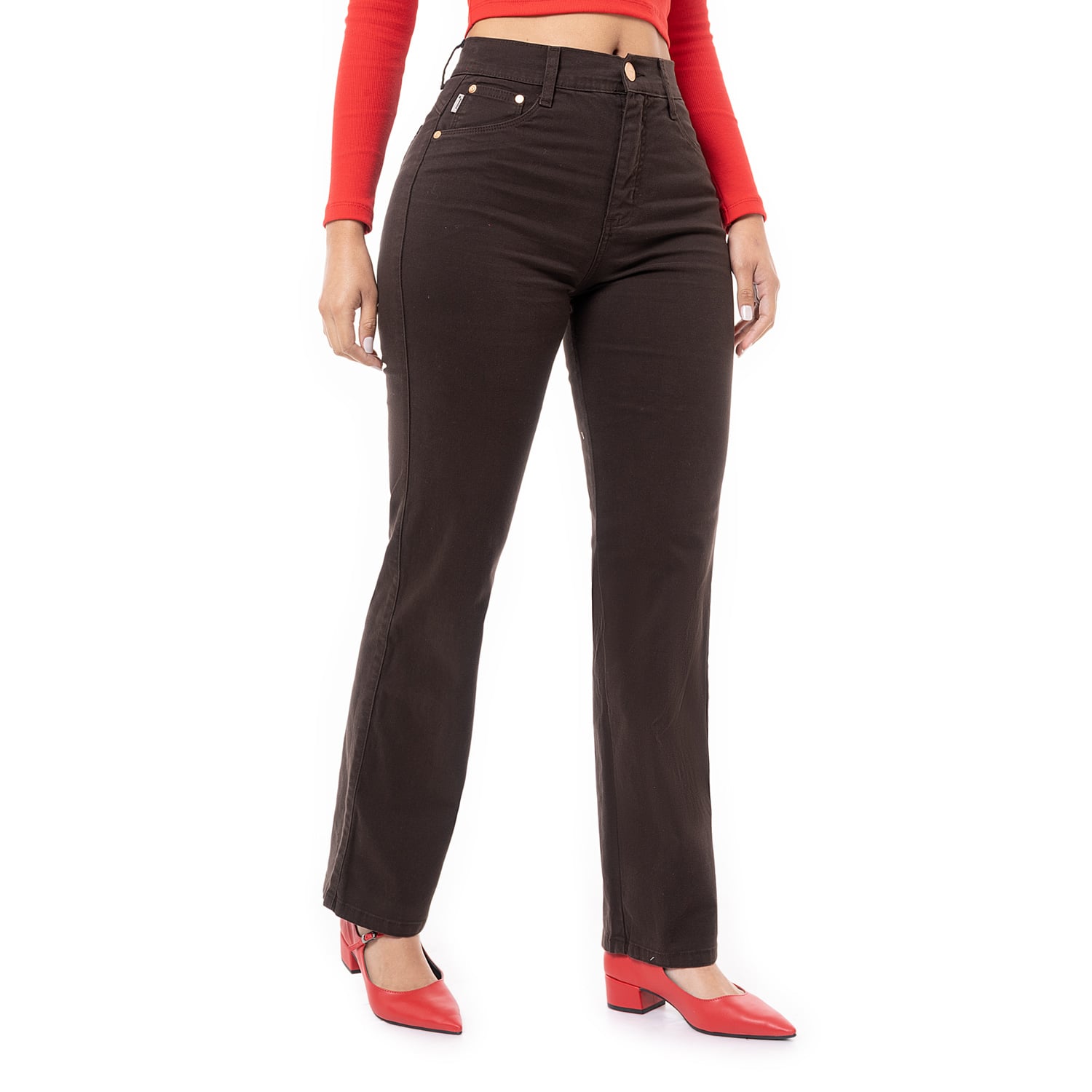 PANTALÓN RECTO DRILL STRETCH MUJER PIONIER DIANA - 2