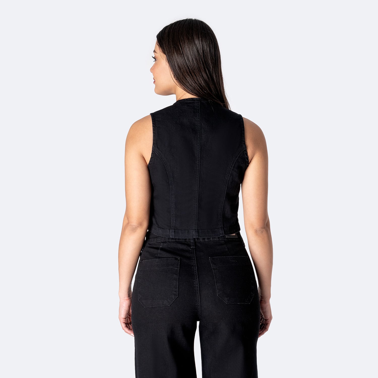 CHALECO DENIM STRETCH MUJER PIONIER MEDELIT - 2