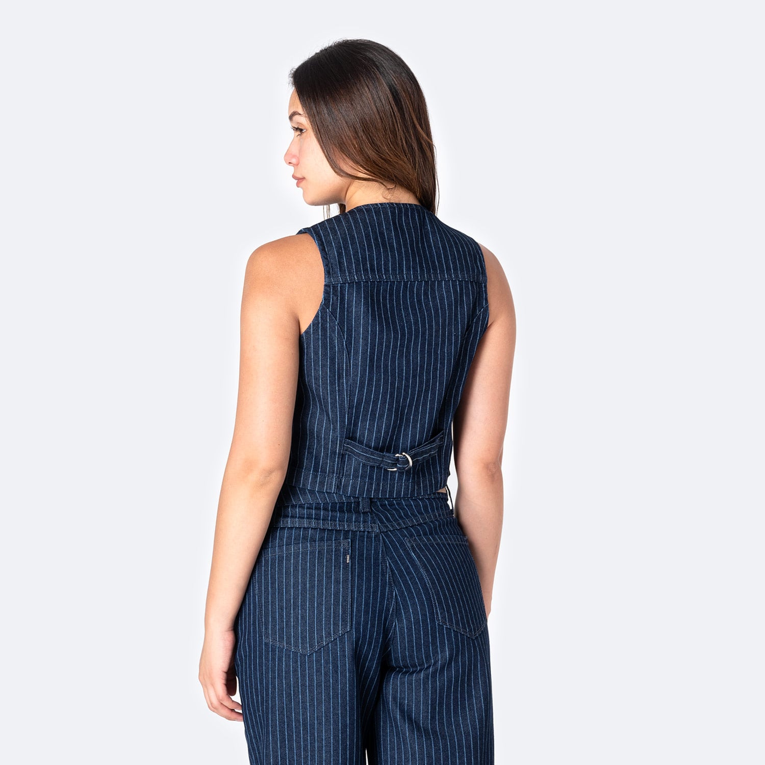 CHALECO DENIM MUJER PIONIER CECYLI C - 2