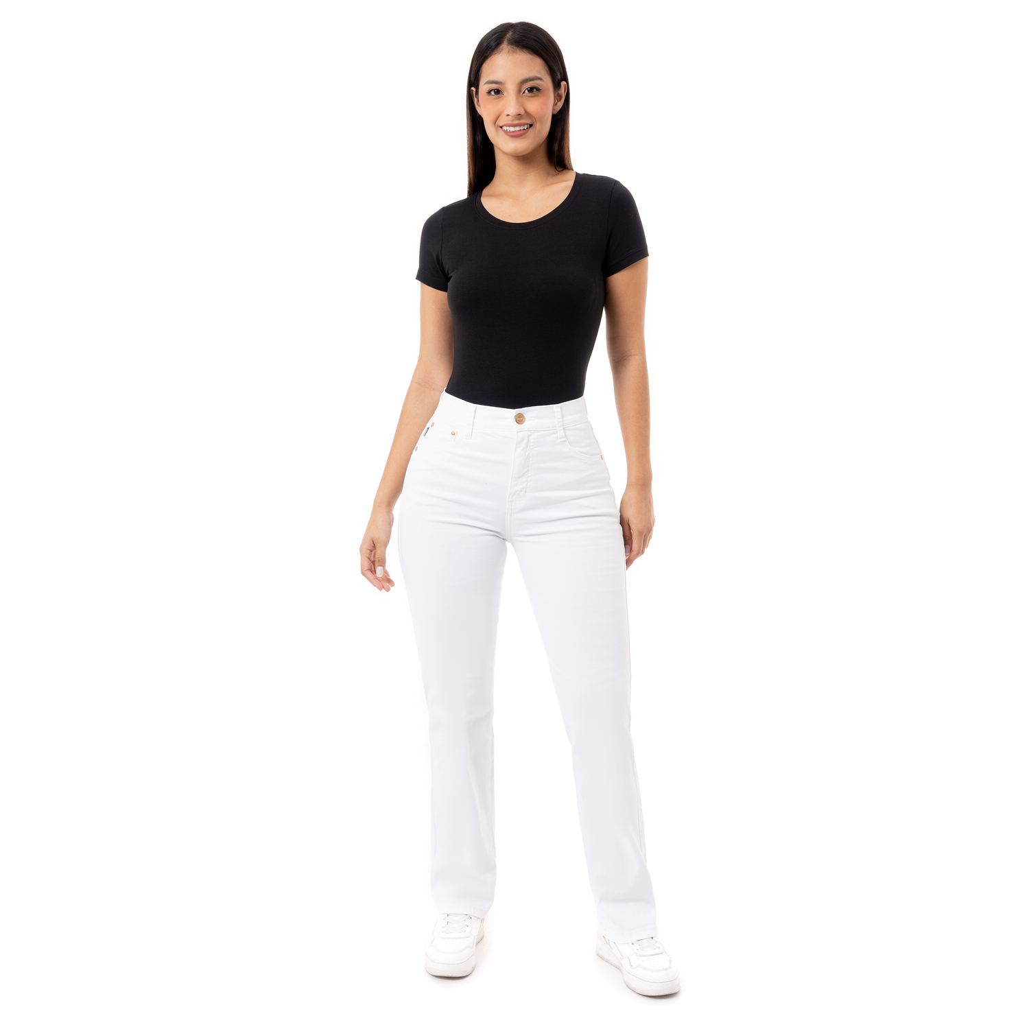 PANTALÓN RECTO DRILL STRETCH MUJER PIONIER DIANA - 1