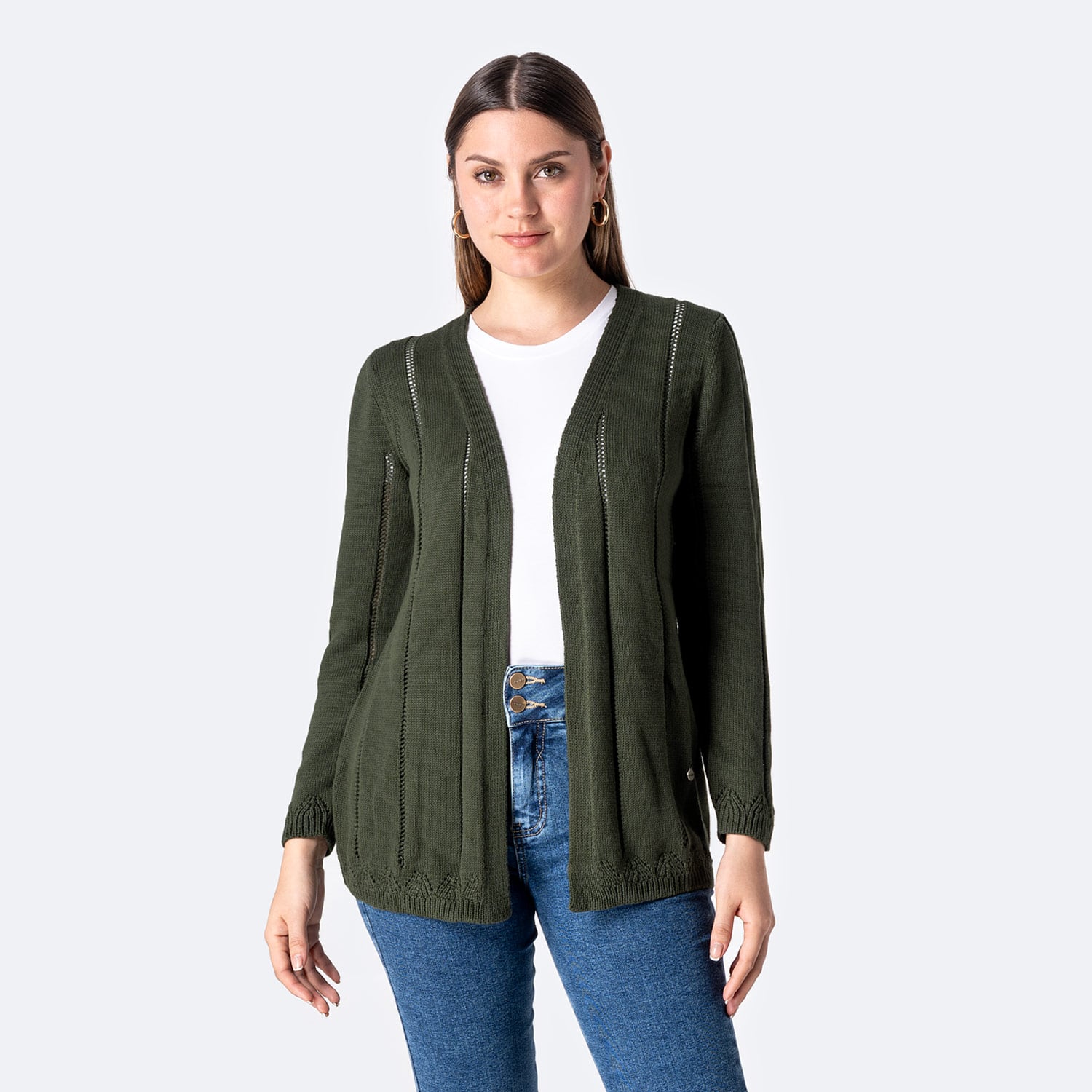 CHOMPA HILOS MUJER PIONIER GRISOLIA - 1