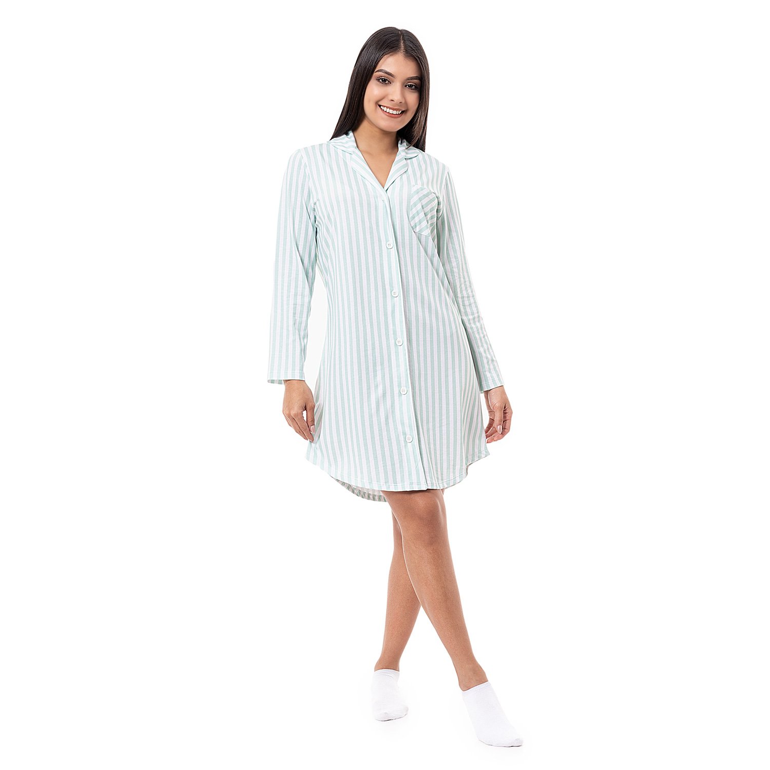 PIJAMA CAMISON JERSEY MUJER PIONIER AVIANA - 1