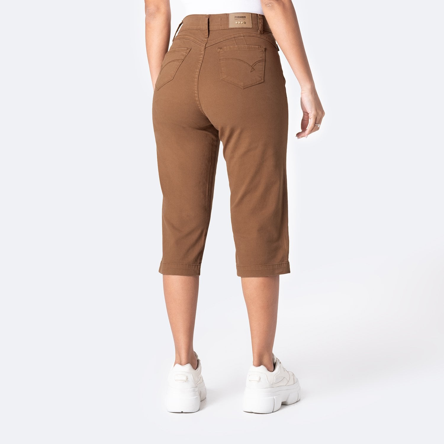 SHORT CROPPED DRILL STRETCH MUJER PIONIER DIANA - 2