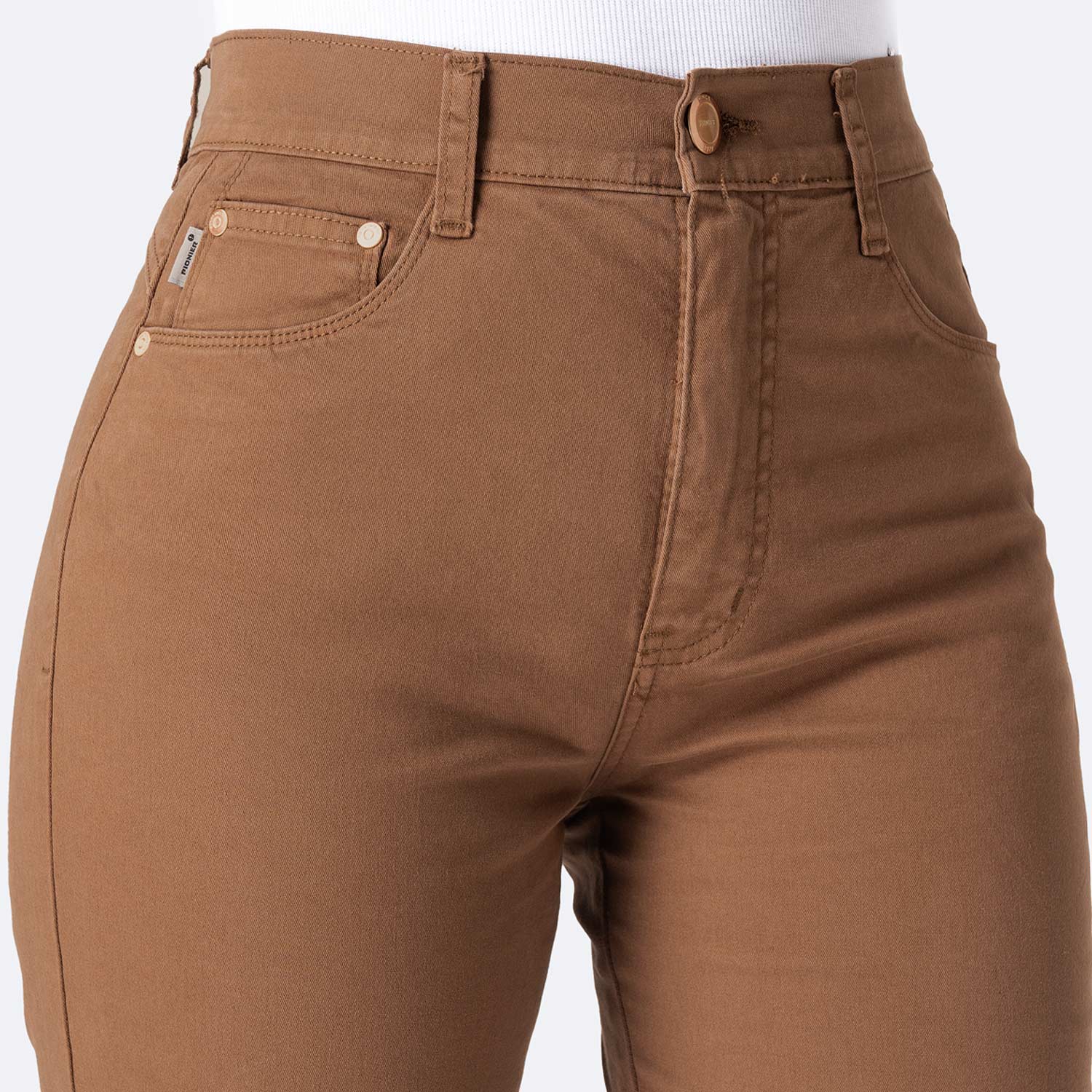 SHORT CROPPED DRILL STRETCH MUJER PIONIER DIANA - 3