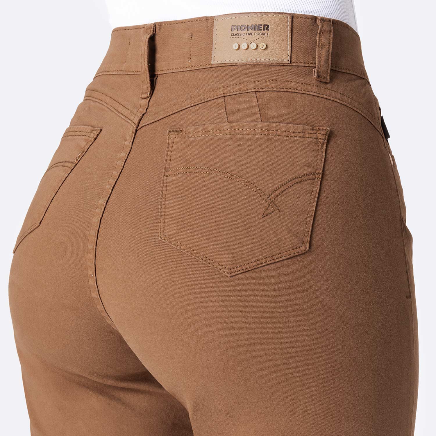 SHORT CROPPED DRILL STRETCH MUJER PIONIER DIANA - 4