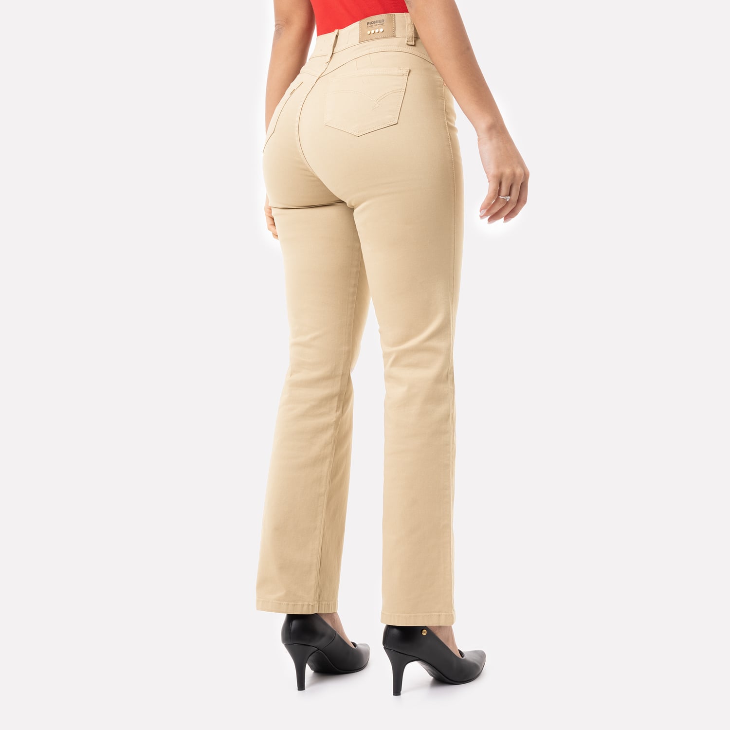 PANTALÓN RECTO DRILL STRETCH MUJER PIONIER DIANA - 2