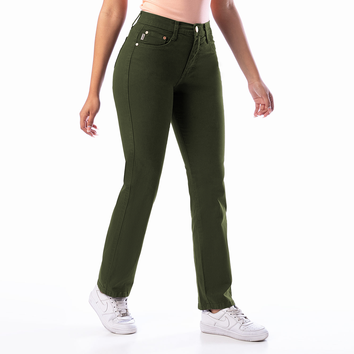 PANTALÓN RECTO DRILL STRETCH MUJER PIONIER DIANA - 2