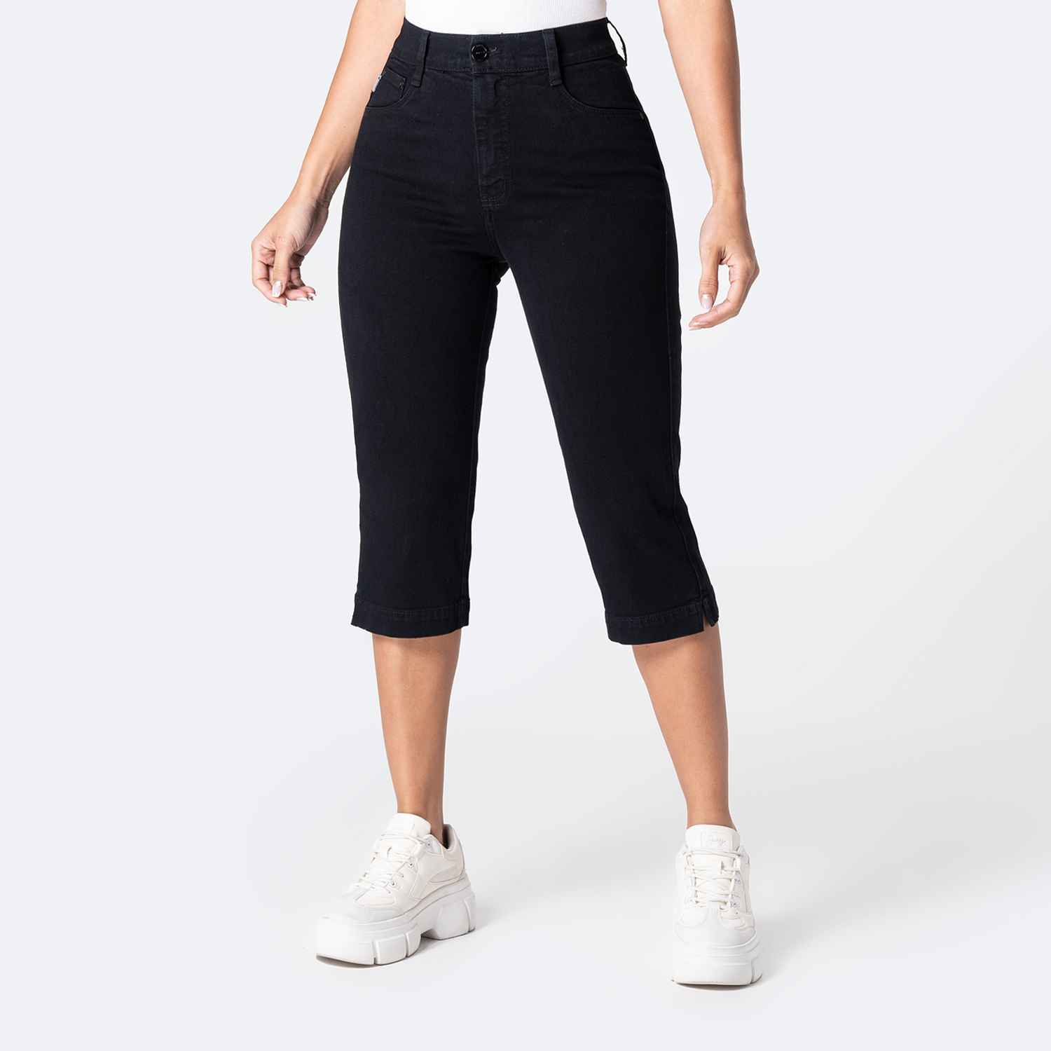 SHORT CROPPED DENIM STRETCH MUJER PIONIER DIANA - 1