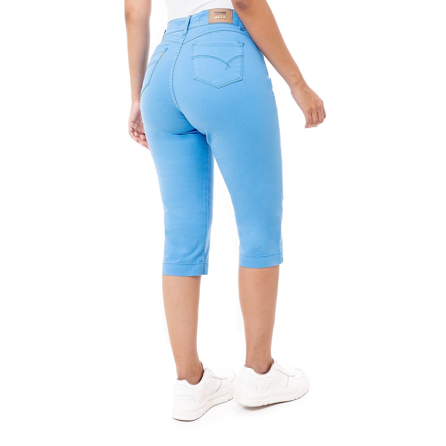 SHORT CROPPED DRILL STRETCH MUJER PIONIER DIANA - 2