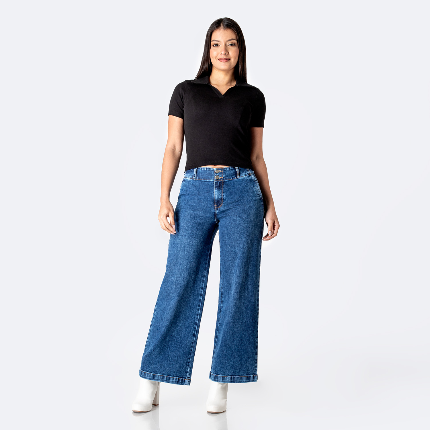 POLO RIB LYCRADO MUJER PIONIER LYRIC - 3