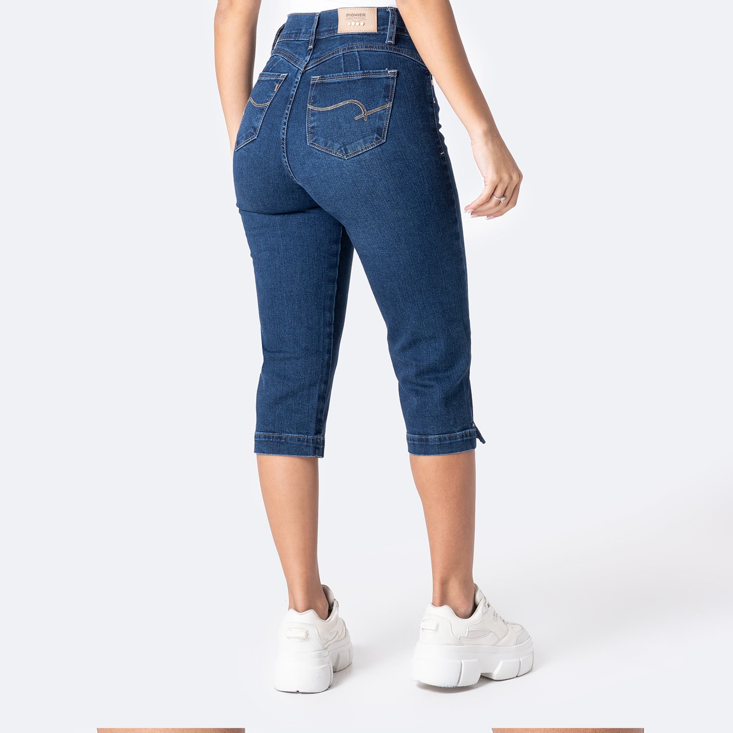 SHORT CROPPED DENIM STRETCH MUJER PIONIER DIANA - 2