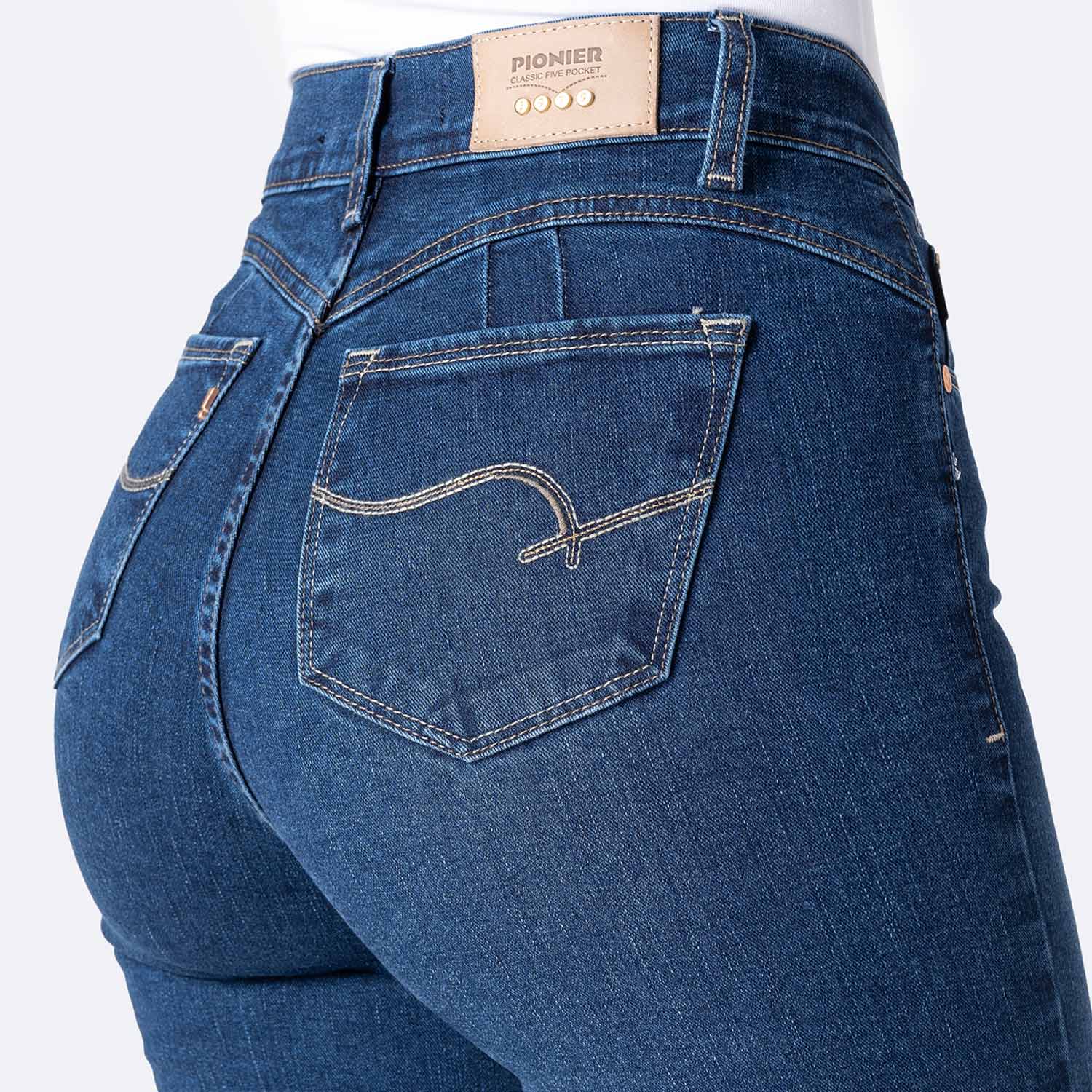SHORT CROPPED DENIM STRETCH MUJER PIONIER DIANA - 4