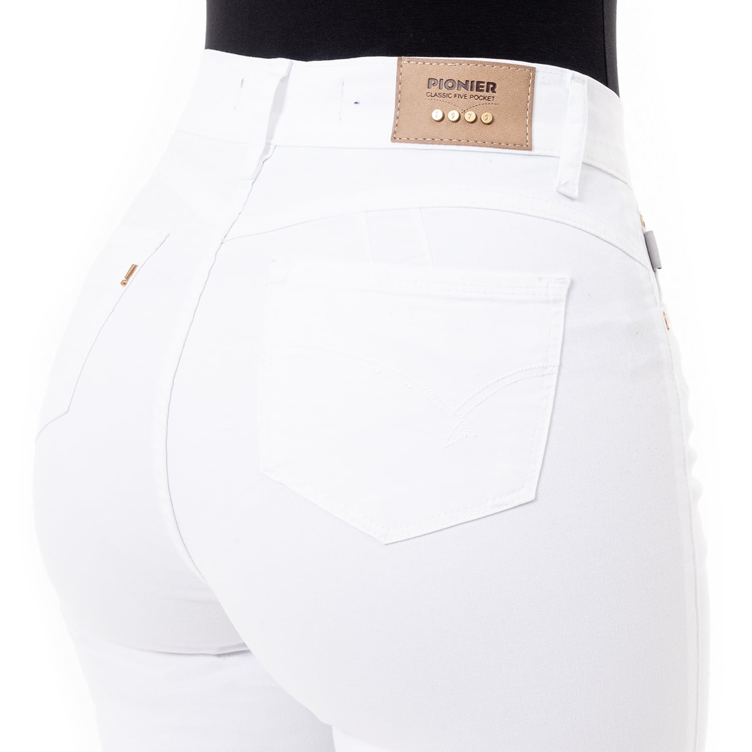 PANTALÓN RECTO DRILL STRETCH MUJER PIONIER DIANA - 5