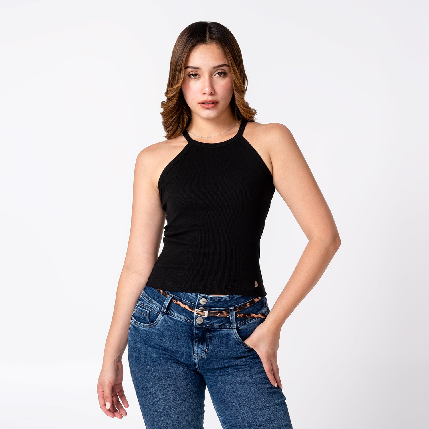 TOP RIB LYCRADO MUJER PIONIER YAXHA - 1