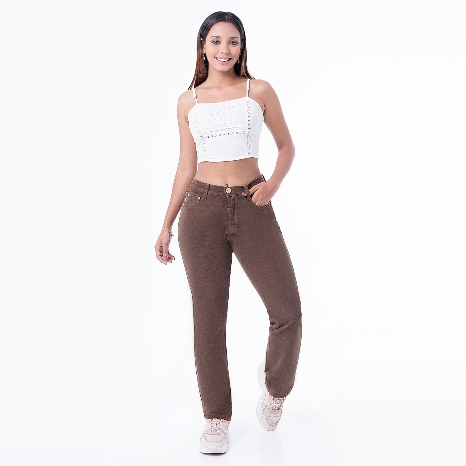 PANTALÓN CORDUROY CORDUROY STRETCH MUJER PIONIER DIANA - 1