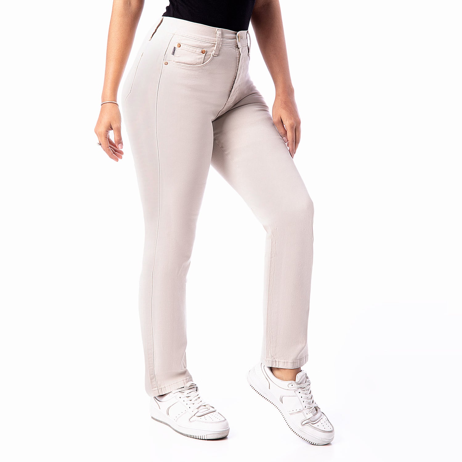 PANTALÓN RECTO DRILL STRETCH MUJER PIONIER DIANA - 2