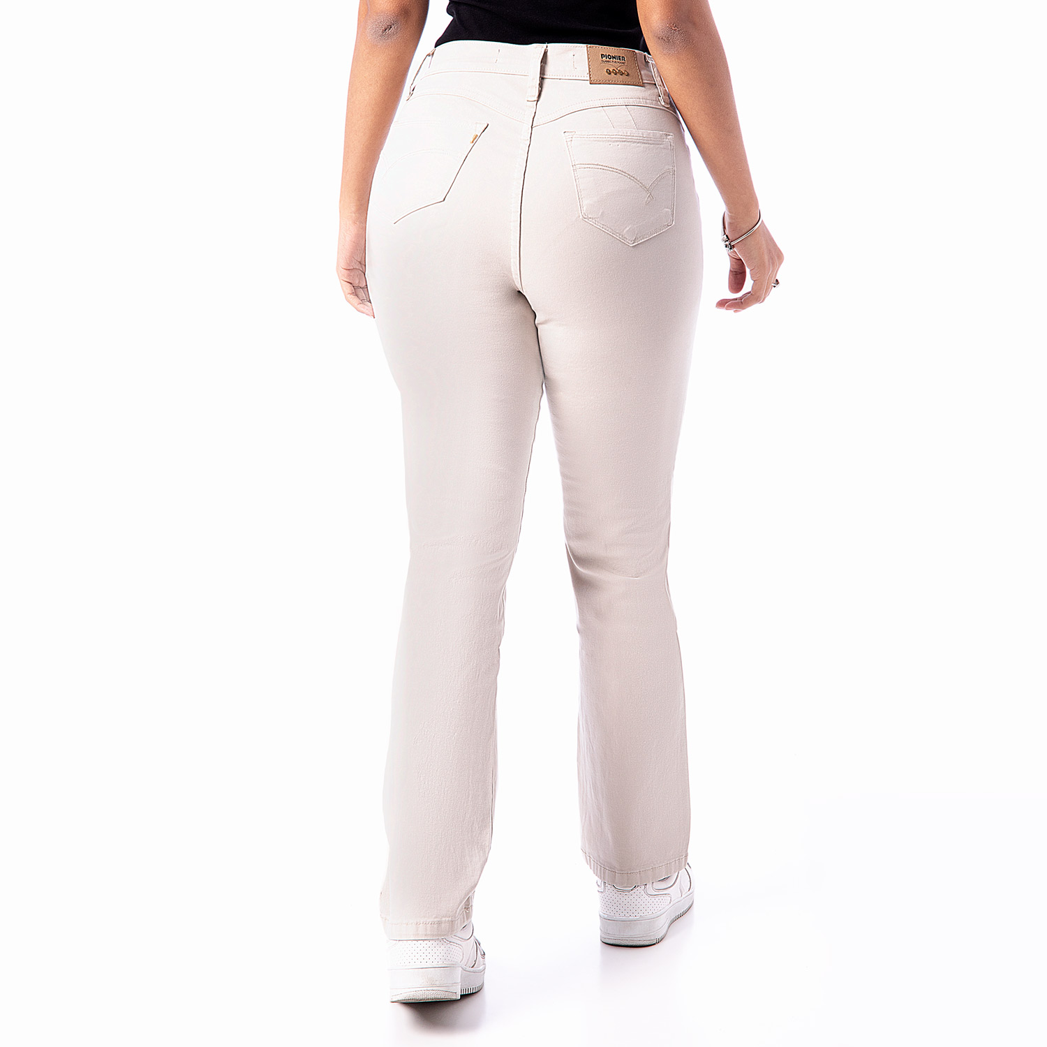 PANTALÓN RECTO DRILL STRETCH MUJER PIONIER DIANA - 3