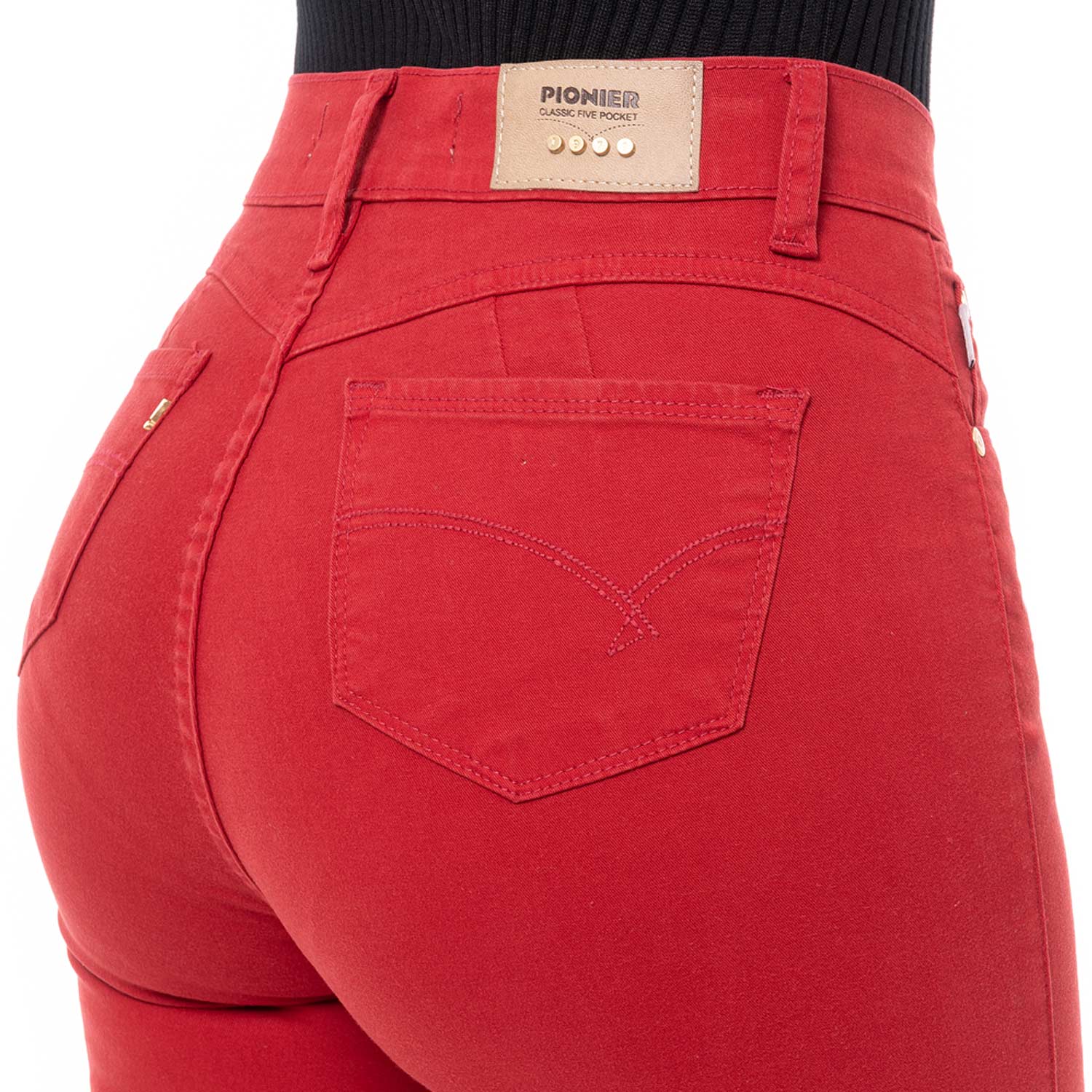 PANTALÓN RECTO DRILL STRETCH MUJER PIONIER DIANA - 5