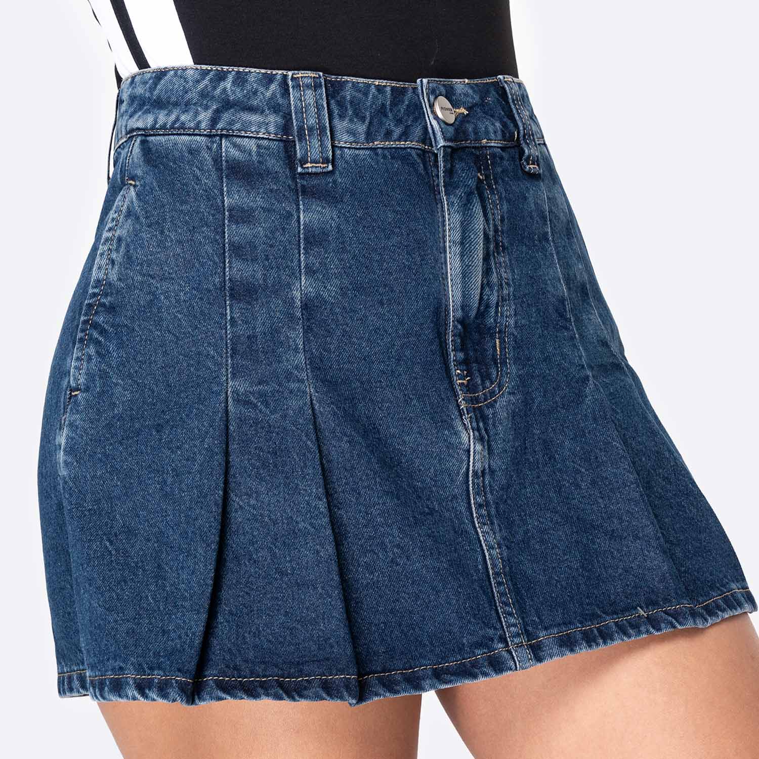 MINI SHORT DENIM MUJER PIONIER AIDDA - 3