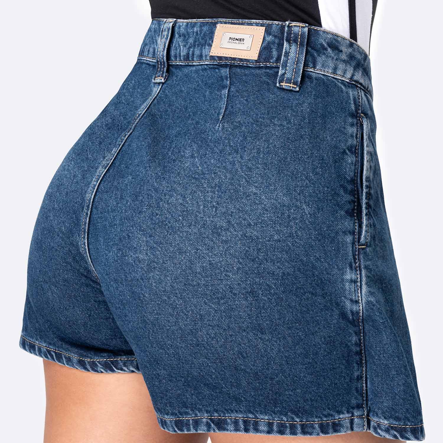 MINI SHORT DENIM MUJER PIONIER AIDDA - 4